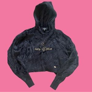 Fuzzy Baby Phat Tracksuit pants and hoodie size small